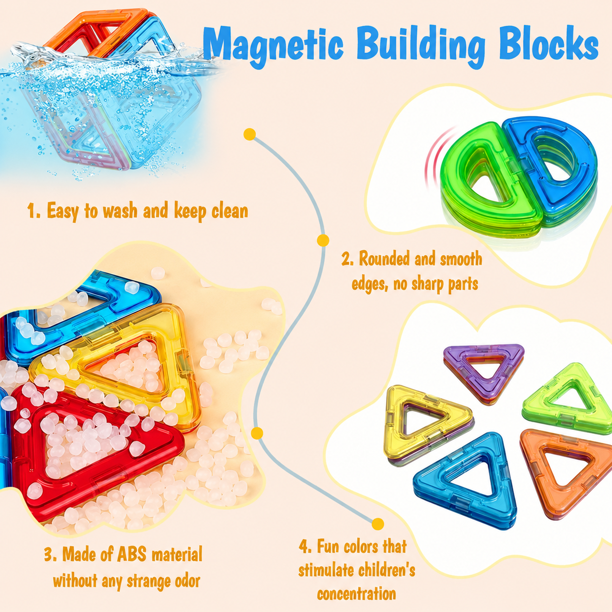 Magnetiske byggeklosser