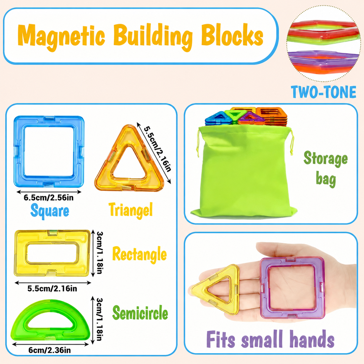 Magnetiske byggeklosser